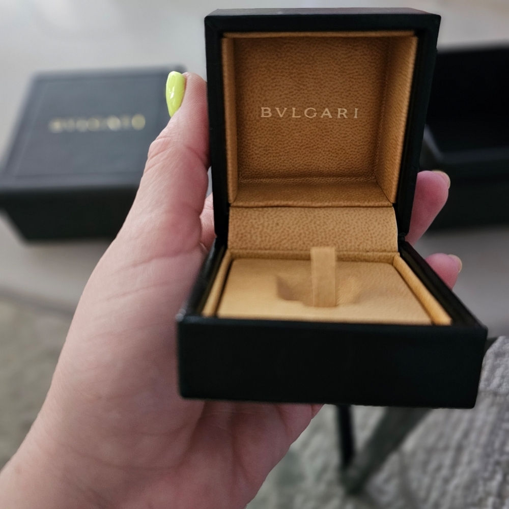 Bulgari Black and Gold Jewelry Box